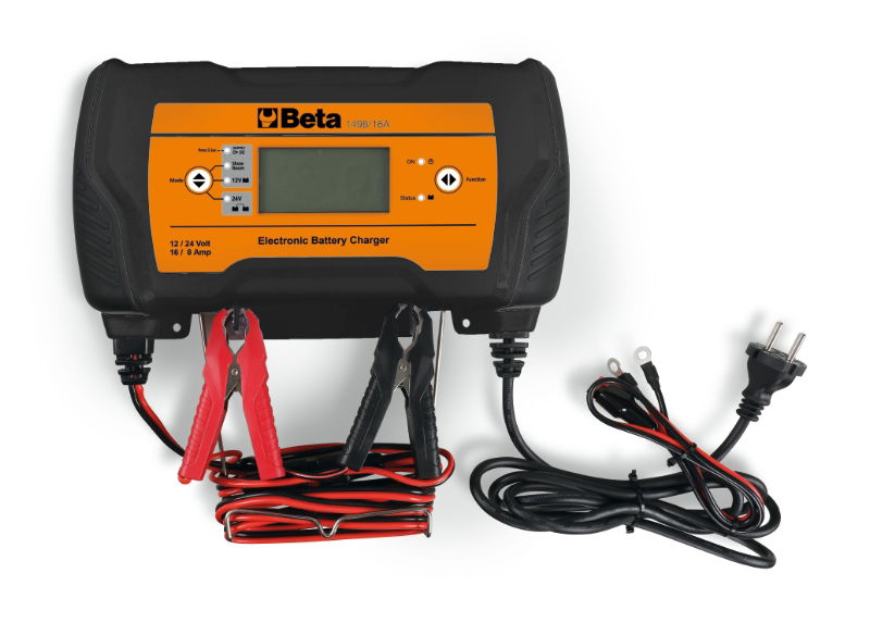 BETA 1498/16A Többfunkciós elektronikus akkumulátortöltő, 12-24V termék fő termékképe