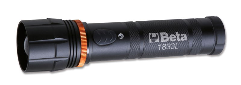 Beta 1833L LED zseblámpa intenzív fényerővel, robusztus eloxált alumíniumból, 1 100 lumenig termék fő termékképe