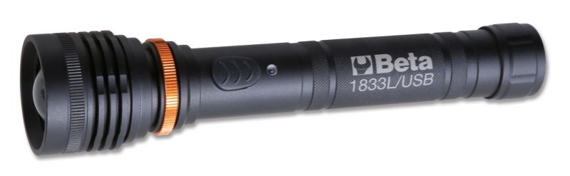 Beta 1833L/USB LED zseblámpa intenzív fényerővel, robusztus eloxált alumíniumból, 1.200 lumen termék fő termékképe