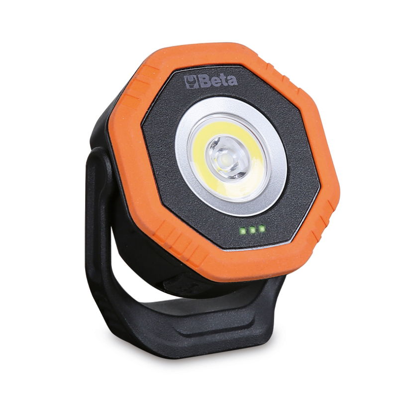 Beta 1838POCKET Csuklós LED zsebreflektor kettős világítással és vezetéknélküli töltővel termék fő termékképe