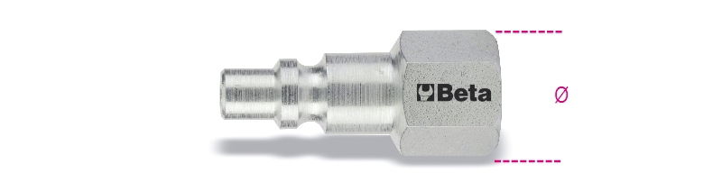 Beta 1916 GF Gyorscsatlakozó, európai modell belső GAS menet, hengeres BSPT 1/4" termék fő termékképe