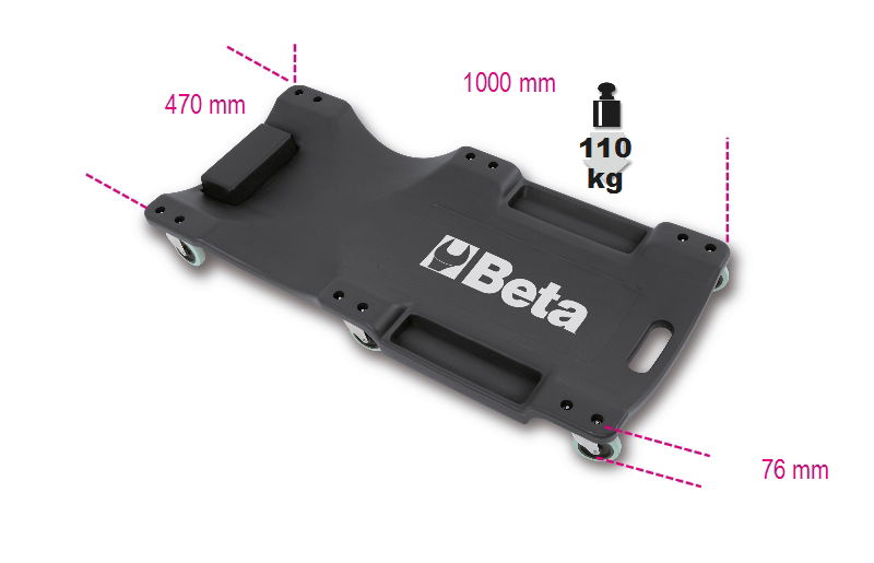 Beta 3003 Ütésálló műanyag aláfekvő ágy termék fő termékképe