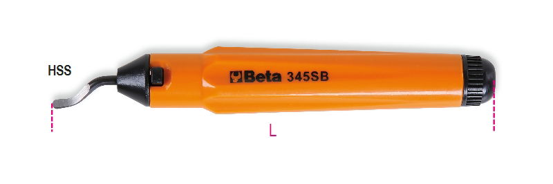 Beta 345SB Sorjázó forgó cserélhető késsel, gyorsacél, réz, könnyűfém és PVC csövekhez termék fő termékképe