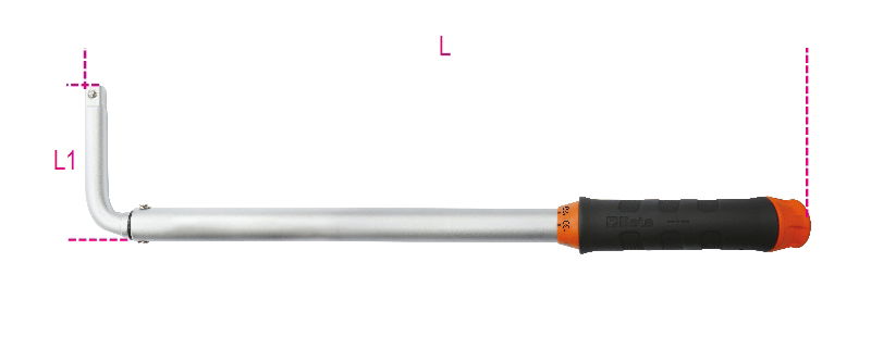Beta 610L/5L Kioldó nyomatékkulcs L-formájú karral termék fő termékképe