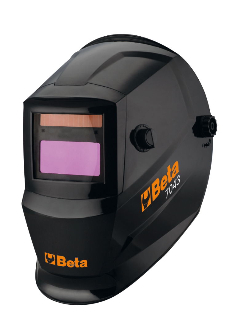 Beta 7043LCD Hegesztőpajzs automatikus sötétedéssel, ívhegesztéshez; MIG/MAG, TIG és plazmahegesztéshez, napelemes tápegység termék fő termékképe