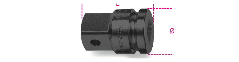Beta 728/16 Bővítő közbetét 3/4”-1”, foszfátozott termék fő termékképe
