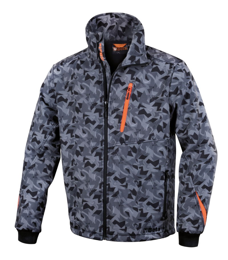BetaWORK 7658CM Softshell dzseki - terepszínű szürke, XL termék fő termékképe