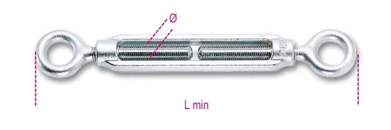 Robur 8005Z-K Mindkét oldalon szemes feszítőszerelvény, galvanizált termék fő termékképe
