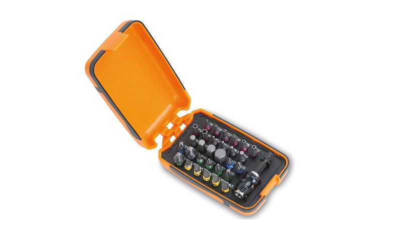 Beta 860MIX/A31 30 csavarhúzóbetét és mágneses betéttartó, műanyag dobozban termék fő termékképe