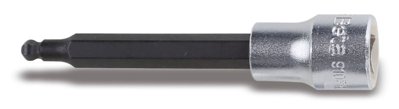 Beta 910BP hatlapfejű külső dugókulcs gömbölyű véggel 3/8" belső négyszöggel krómozott - barnított betétek termék fő termékképe