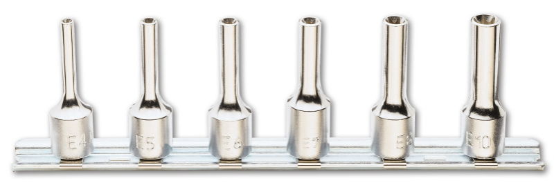 Beta 910FTX-L/SB6 6 részes hosszú dugókulcs szerszám készlet Torx®-csavarokhoz (910FTX/L cikk) tartón termék fő termékképe