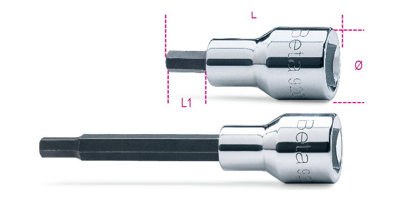 Beta 920PE 12 1/2"-os imbusz-dugókulcs, krómozott, barnított hegy termék fő termékképe