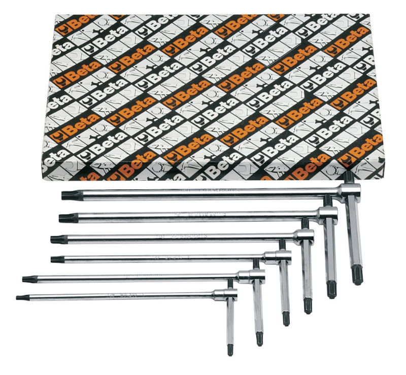 Beta 951TX/S6 6 darabos hajlított csavarhúzó készlet Torx® csavarokhoz termék fő termékképe