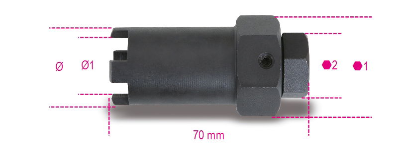 Beta 960F Dugókulcs fúvókatartó hornyos anyához termék fő termékképe