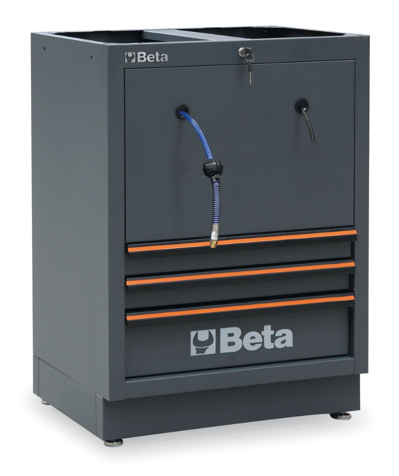 Beta C45PRO ACT 3 fiókos rögzített modul 2 beépített dobbal a C45PRO műhelyberendezés összeállításhoz termék fő termékképe