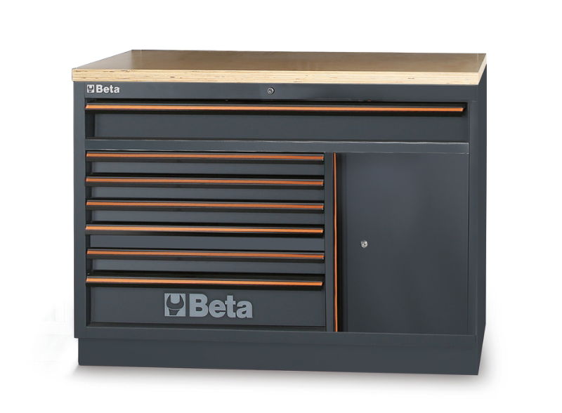 Beta C45PRO M7A/W 7 fiókos rögzített modul a C45PRO műhelyberendezés összeállításhoz termék fő termékképe