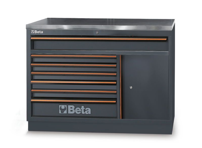 Beta C45PRO M7A/X 7 fiókos rögzített modul a C45PRO műhelyberendezés összeállításhoz termék fő termékképe