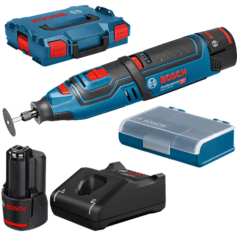 Bosch GRO 12V-35 akkus forgószerszám (2 x 2.0 Ah Li-ion akkuval, L-BOXX-ban) termék fő termékképe