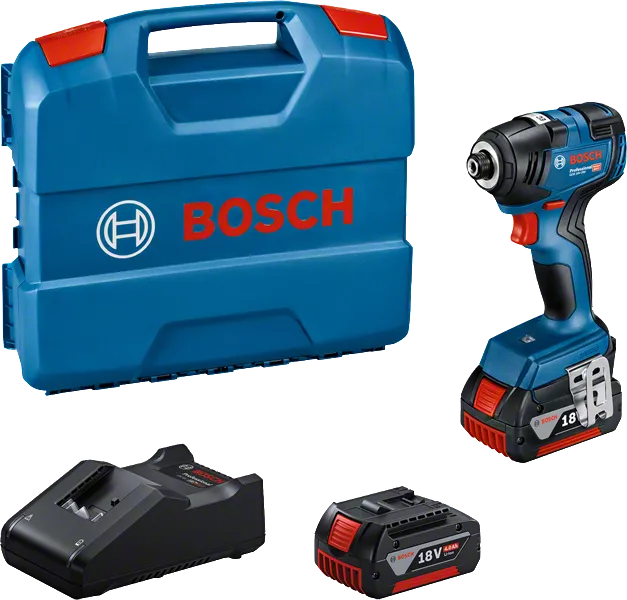 Bosch GDR 18V-200 akkus ütvecsavarozó (2 x 4.0 Ah Li-ion akkuval, L-Case kofferben) termék fő termékképe