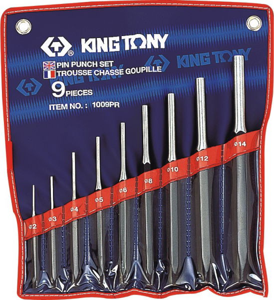 King Tony 9 részes csapkiütő készlet (2-14mm) 1009PR termék fő termékképe