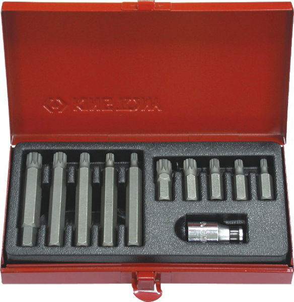 King Tony 11 részes bitkészlet 10mm-es (spline) 1011MQ termék fő termékképe