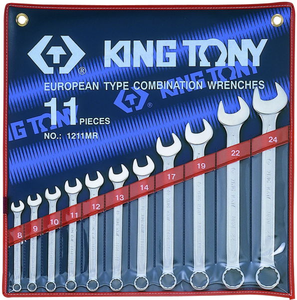 King Tony 11 részes csillag-villáskulcs készlet 8-24mm1211MR termék fő termékképe
