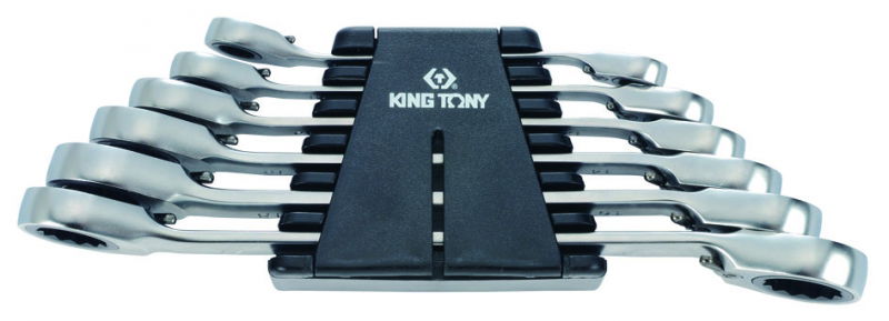 King Tony 6 részes racsnis csillagkulcs készlet 12706MR termék fő termékképe