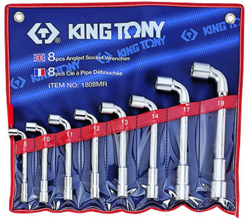 King Tony 8 részes L-kulcs készlet 1808MR termék fő termékképe