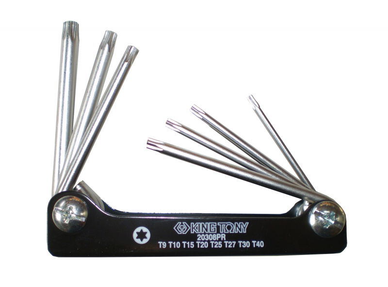 King Tony 8 részes torxvégű imbuszkulcs készlet T9-T40    20308PR termék fő termékképe