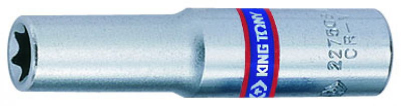 King Tony Torx hosszú dugókulcs 1/4˝ 8mm   227508M termék fő termékképe