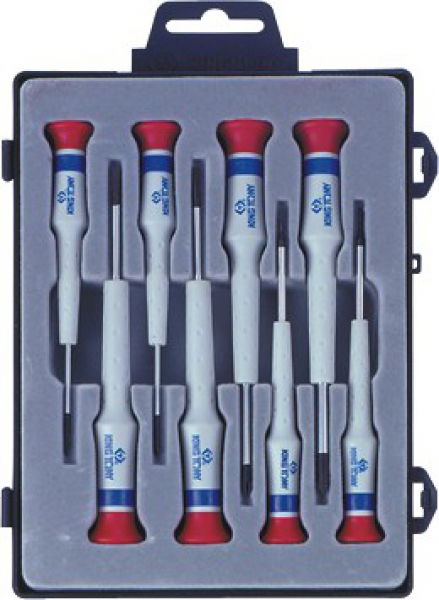 King Tony 8 részes műszerész-csavarhúzó készlet 32108MR termék fő termékképe