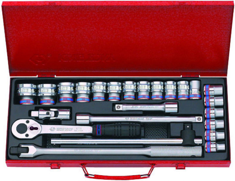 King Tony 24 részes 1/2˝-os kézi dugókulcs készlet 12* 4026MR03 termék fő termékképe