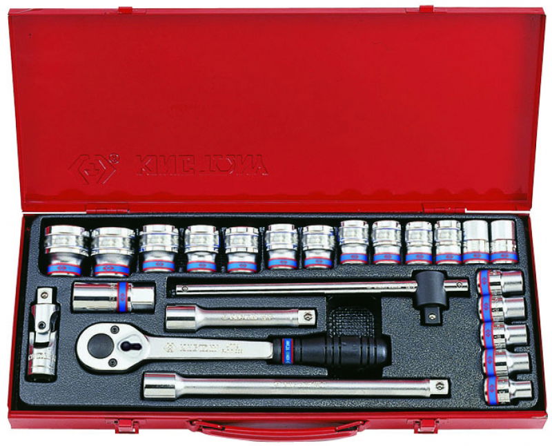 King Tony 24 részes 1/2˝-os kézi dugókulcs készlet 12*   4028MR termék fő termékképe