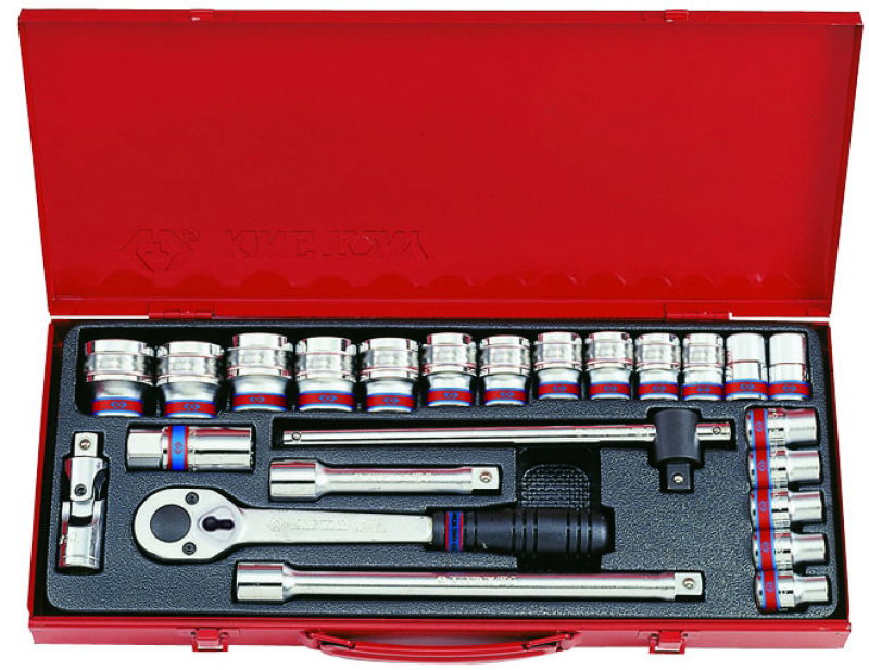 King Tony 24 részes 1/2˝-os kézi dugókulcs készlet coll  12* 4028SR termék fő termékképe