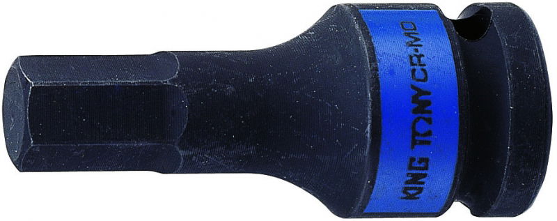 King Tony Gépi hex bitfej 1/2˝ H 4,L=60mm   405504 termék fő termékképe