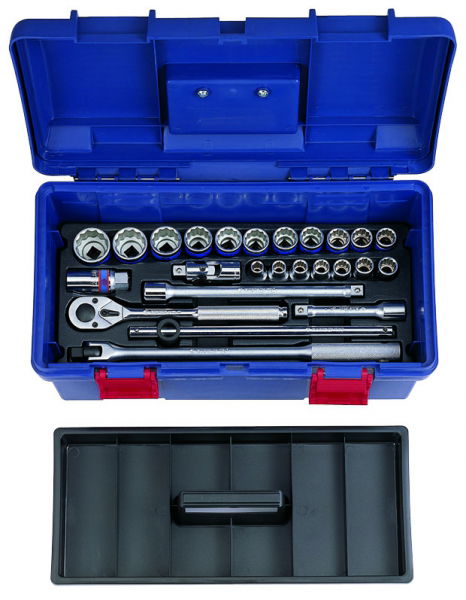 King Tony 25 részes 1/2"-os kézi dugókulcs készlet  12*  41026MR termék fő termékképe