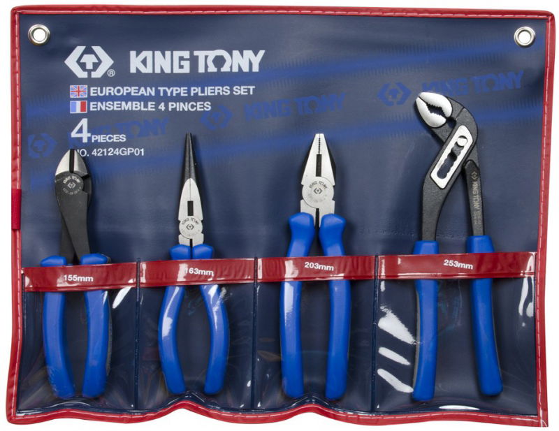 King Tony 4 részes fogókészlet   42124GP01 termék fő termékképe