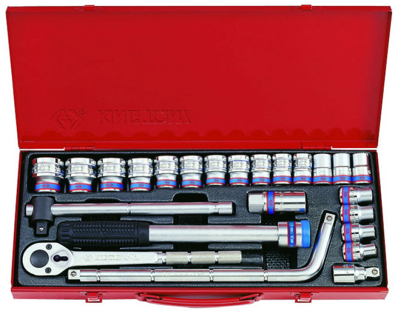 King Tony 24 részes 1/2˝-os kézi dugókulcs készlet 6*   4533MR termék fő termékképe