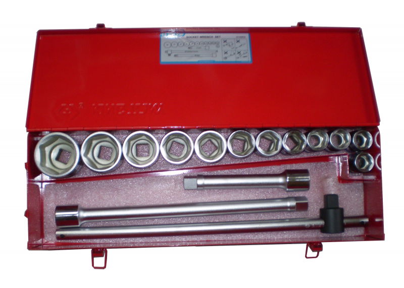 King Tony 15 részes 3/4˝-os kézi dugókulcs készlet 6* 6316MR04 termék fő termékképe