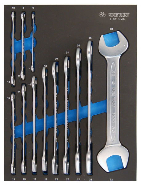 King Tony 12 részes villáskulcs készlet 6-32mm      9-1112MRV termék fő termékképe