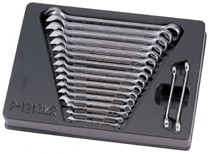 King Tony 18 részes vegyes szerelőkulcs készlet 9-1218MR termék fő termékképe