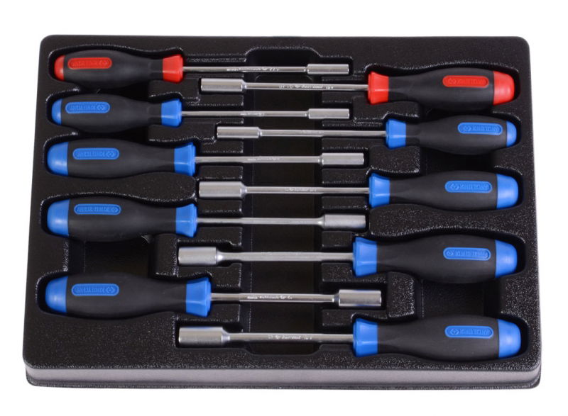 King Tony 10 részes nyeles dugókulcs készlet  9-30110CR termék fő termékképe