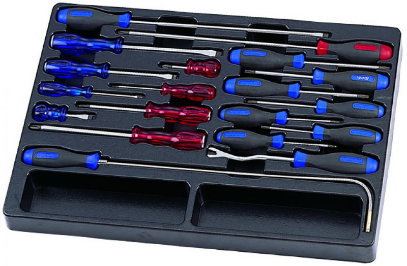 King Tony 19 részes csavarhúzó készlet, tálcás  9-31919MR termék fő termékképe