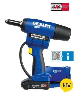 GESIPA POWERBIRD PRO GOLD EDITION akkus szegecshúzó gépek termék fő termékképe