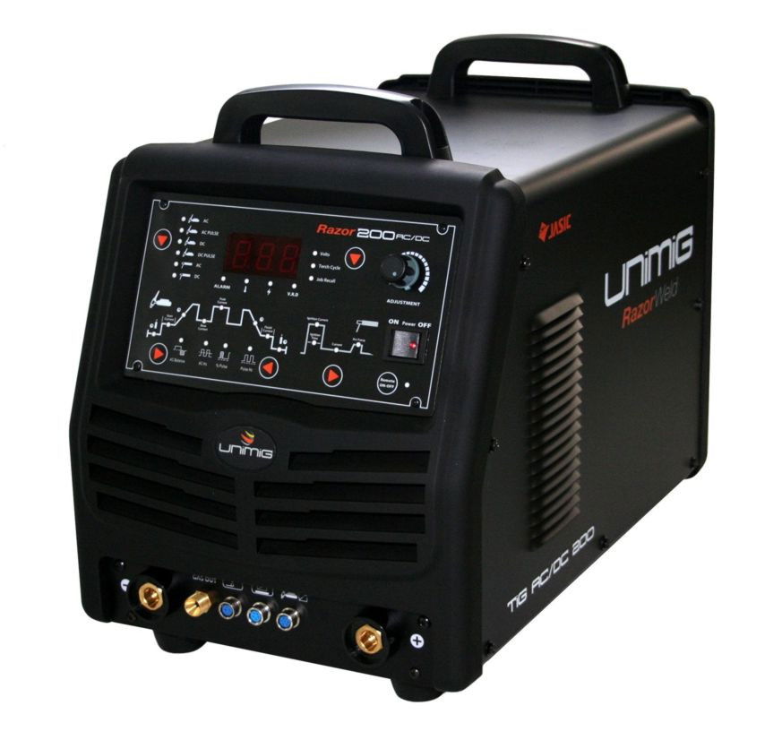 Jasic - Razor TIG AC/DC 200 - inverteres, impulzusos AC/DC AWI hegesztőgép termék fő termékképe